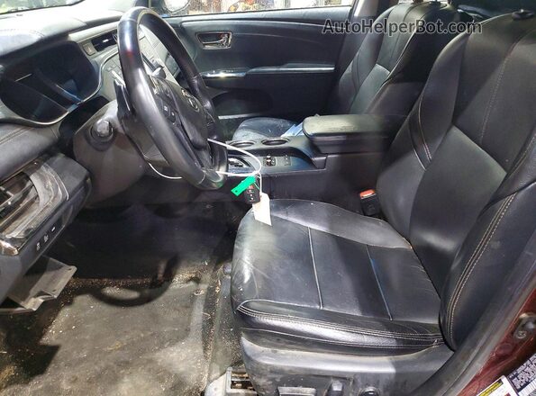 4T1BK1EB0GU211880 2016 TOYOTA AVALON Maroon წინა სალონის ხედი