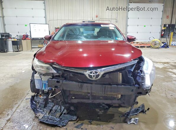 4T1BK1EB0GU211880 2016 TOYOTA AVALON Maroon წინა ხედი