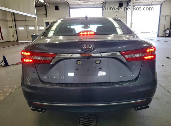 4T1BK1EB0GU235242 2016 TOYOTA AVALON Gray Rear view