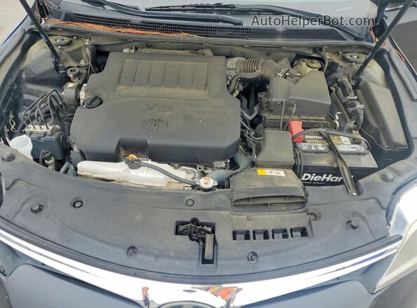 4T1BK1EB0HU249580 2017 TOYOTA AVALON Black Вид задньої частини салону