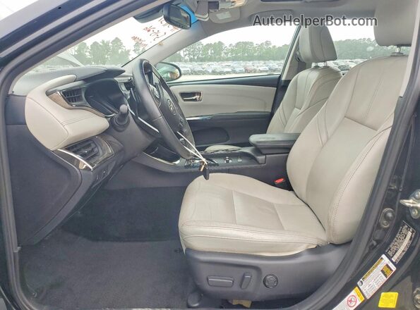 4T1BK1EB0HU249580 2017 TOYOTA AVALON Black Вид салону спереду