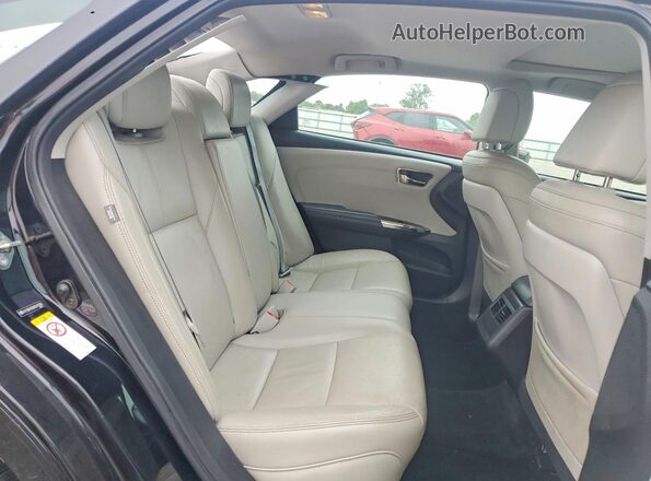 4T1BK1EB0HU249580 2017 TOYOTA AVALON Black Вид задніх сидінь