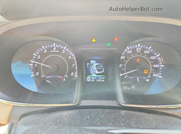 4T1BK1EB0HU253063 2017 TOYOTA AVALON Gold Вид щитка приладів