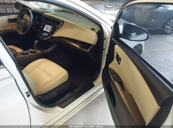 4T1BK1EB0JU281645 2018 TOYOTA AVALON White Widok wnętrza z przodu