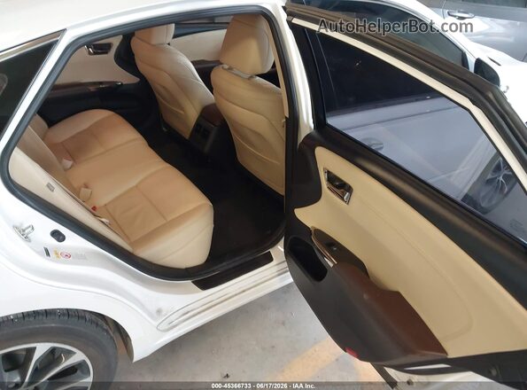 4T1BK1EB0JU281645 2018 TOYOTA AVALON White Widok naklejki z numerem VIN