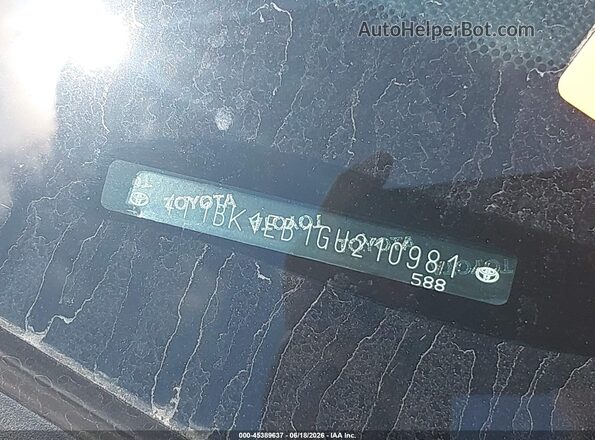 4T1BK1EB1GU210981 2016 TOYOTA AVALON Gold 