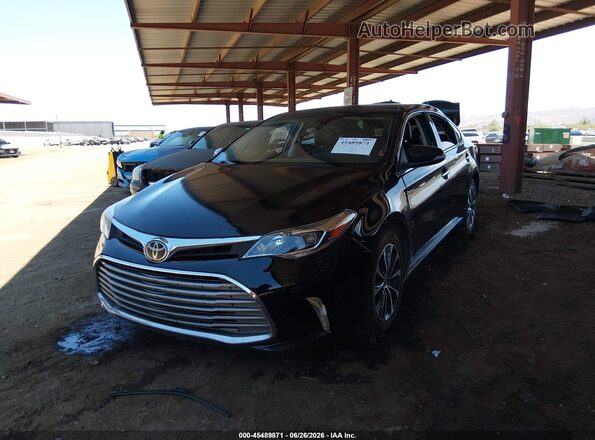 4T1BK1EB1GU214464 2016 TOYOTA AVALON Black წინა მარცხენა ხედი სამი მეოთხედიდან