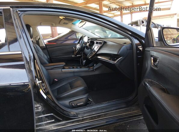 4T1BK1EB1GU214464 2016 TOYOTA AVALON Black წინა სალონის ხედი