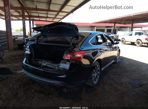 4T1BK1EB1GU214464 2016 TOYOTA AVALON Black უკანა მარჯვენა