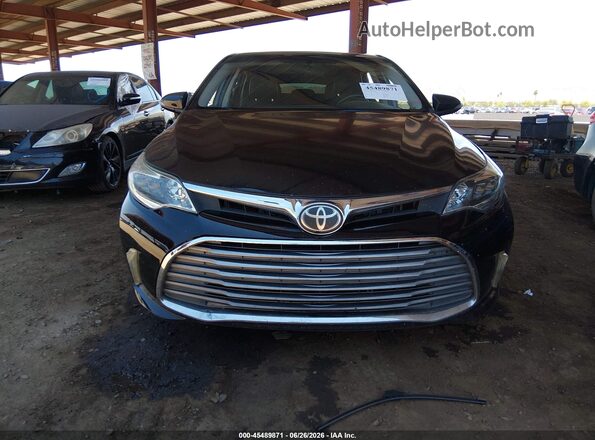 4T1BK1EB1GU214464 2016 TOYOTA AVALON Black ხელსაწყოთა პანელის ხედი