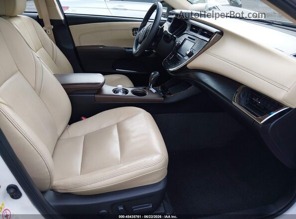 4T1BK1EB1GU236979 2016 TOYOTA AVALON White წინა სალონის ხედი