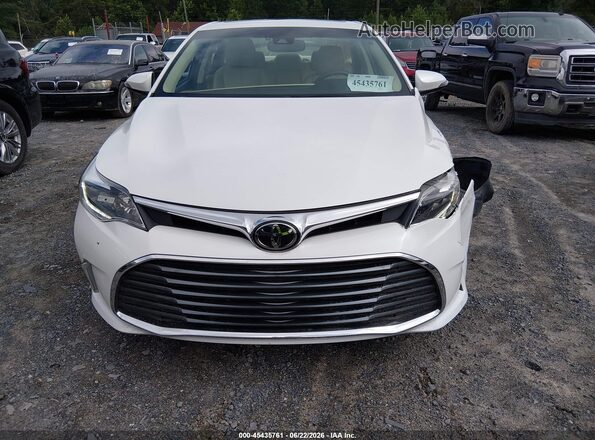 4T1BK1EB1GU236979 2016 TOYOTA AVALON White ხელსაწყოთა პანელის ხედი
