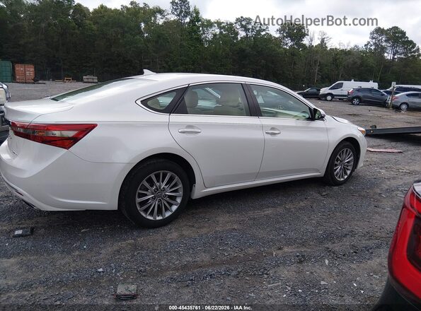 4T1BK1EB1GU236979 2016 TOYOTA AVALON White უკანა სალონის ხედი