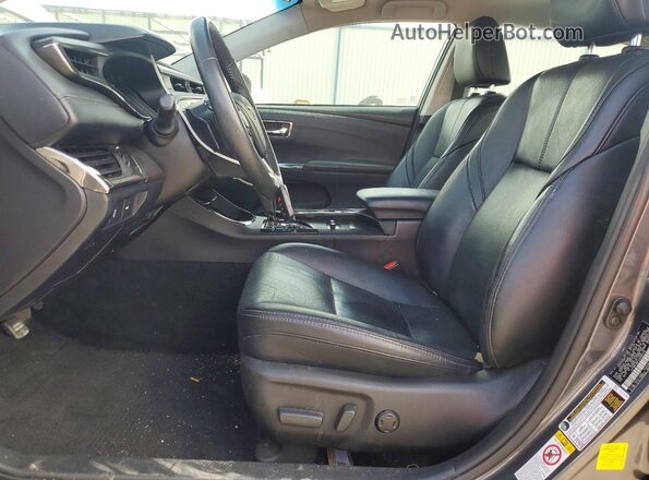 4T1BK1EB1JU286319 2018 TOYOTA AVALON Charcoal წინა სალონის ხედი