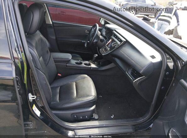 4T1BK1EB3GU213834 2016 TOYOTA AVALON Black წინა სალონის ხედი