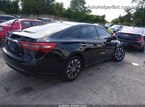 4T1BK1EB3GU213834 2016 TOYOTA AVALON Black უკანა მარჯვენა