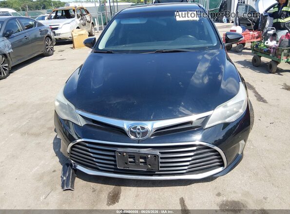 4T1BK1EB3GU213834 2016 TOYOTA AVALON Black ხელსაწყოთა პანელის ხედი
