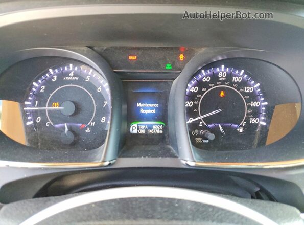 4T1BK1EB3GU218385 2016 TOYOTA AVALON Black Вид щитка приладів