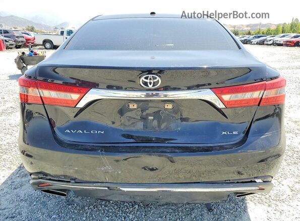 4T1BK1EB3GU218385 2016 TOYOTA AVALON Black Вид ззаду
