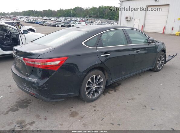 4T1BK1EB3GU236546 2016 TOYOTA AVALON Black უკანა მარჯვენა
