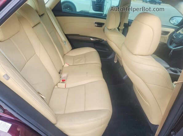 4T1BK1EB3HU250819 2017 TOYOTA AVALON Burgundy Widok tylnych siedzeń