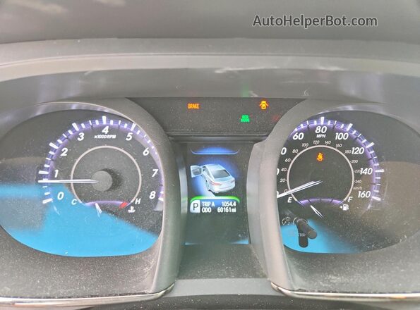 4T1BK1EB4JU281440 2018 TOYOTA AVALON Желто-коричневый Вид щитка приборов