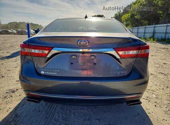 4T1BK1EB6GU225802 2016 TOYOTA AVALON Gray Rear view