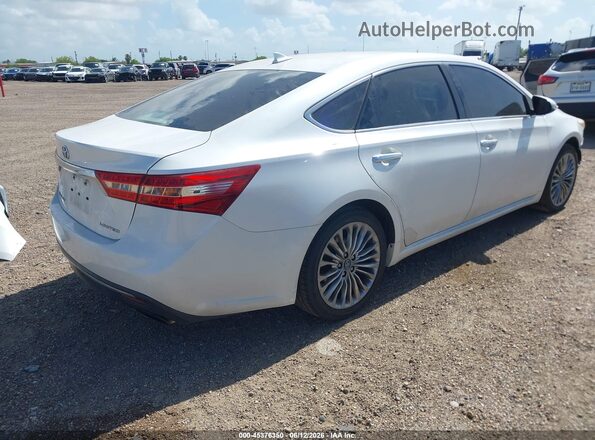 4T1BK1EB6GU234662 2016 TOYOTA AVALON White Задня права чверть