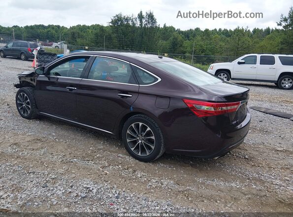 4T1BK1EB6GU236489 2016 TOYOTA AVALON Темно-бордовый Задняя левая четверть