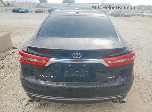 4T1BK1EB6JU284548 2018 TOYOTA AVALON Black Հետևի տեսք