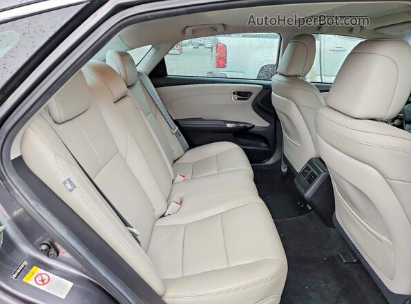 4T1BK1EB7GU210824 2016 TOYOTA AVALON Gray Հետևի նստատեղերի տեսք