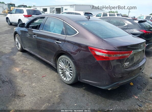 4T1BK1EB7GU212119 2016 TOYOTA AVALON Purple Rear left