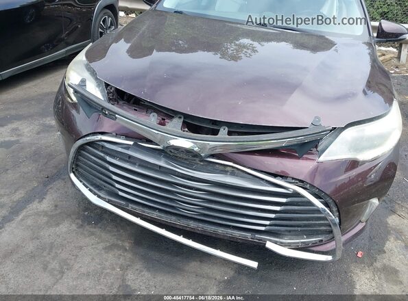 4T1BK1EB7GU212119 2016 TOYOTA AVALON Purple Front view