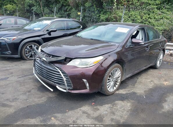 4T1BK1EB7GU212119 2016 TOYOTA AVALON Purple Front left