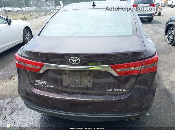4T1BK1EB7GU212119 2016 TOYOTA AVALON Purple 