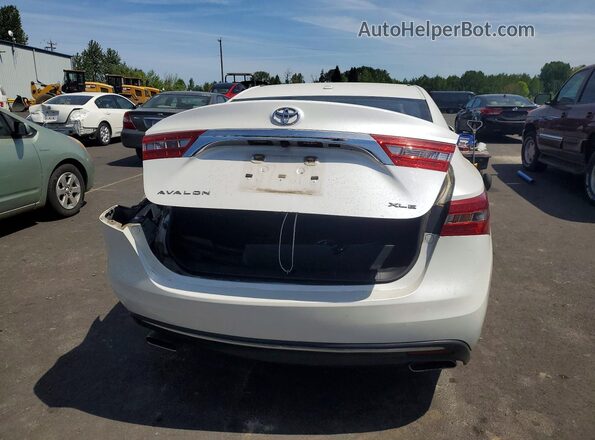 4T1BK1EB8GU220553 2016 TOYOTA AVALON White Հետևի տեսք
