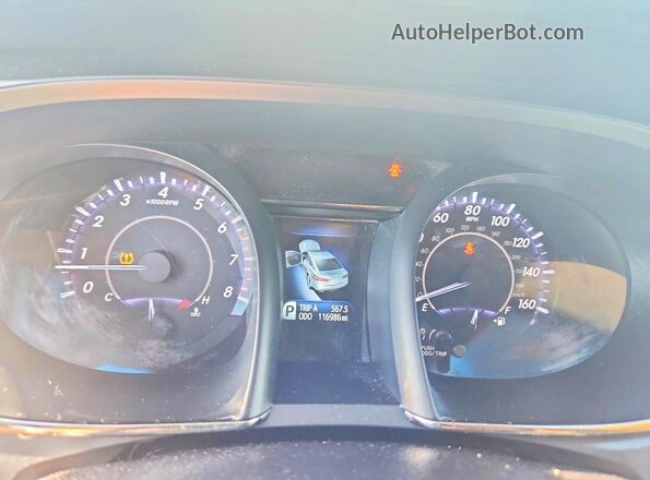 4T1BK1EB8GU232234 2016 TOYOTA AVALON White Սարքավորումների վահանակի տեսք