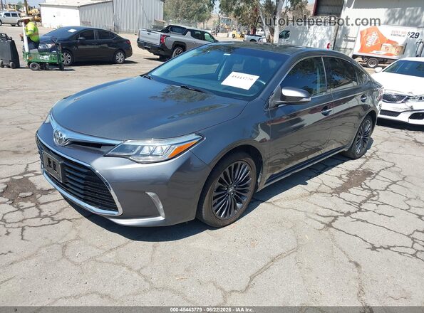 4T1BK1EB8GU237403 2016 TOYOTA AVALON Gray Առջևի ձախ երեք քառորդ տեսարան