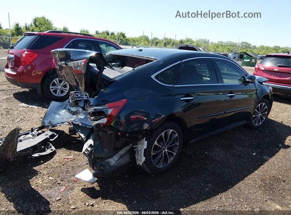 4T1BK1EB8HU247415 2017 TOYOTA AVALON Black Задня права чверть