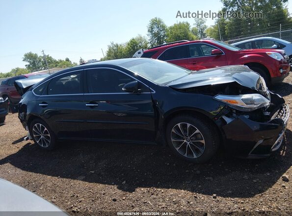 4T1BK1EB8HU247415 2017 TOYOTA AVALON Black Вид задньої частини салону