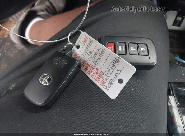 4T1BK1EB9GU219461 2016 TOYOTA AVALON Silver Widok deski rozdzielczej