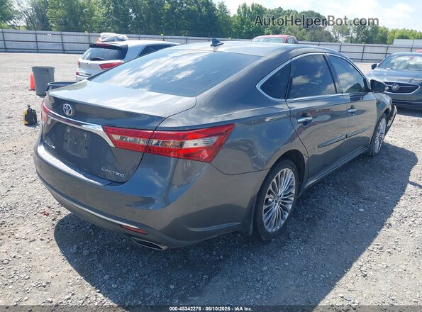 4T1BK1EB9HU251702 2017 TOYOTA AVALON Gray Задня права чверть
