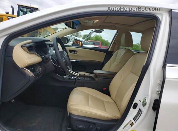 4T1BK1EBXGU211174 2016 TOYOTA AVALON White Widok wnętrza z przodu