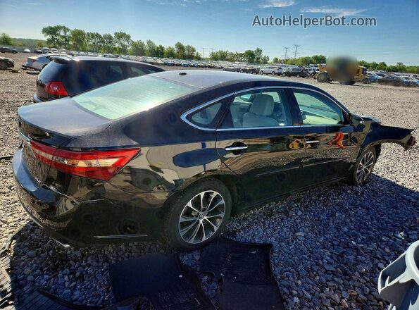 4T1BK1EBXHU245360 2017 TOYOTA AVALON Black უკანა მარჯვენა