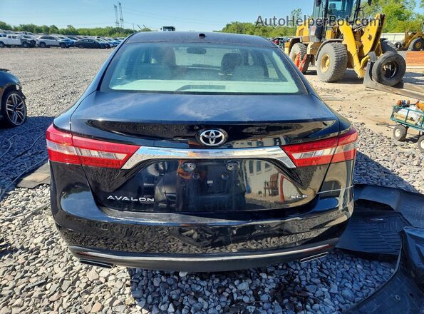4T1BK1EBXHU245360 2017 TOYOTA AVALON Black უკანა ხედი
