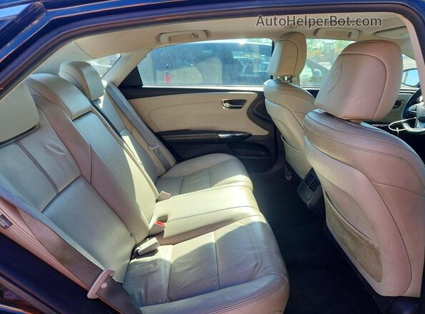 4T1BK1EBXHU245360 2017 TOYOTA AVALON Black უკანა სავარძლების ხედი