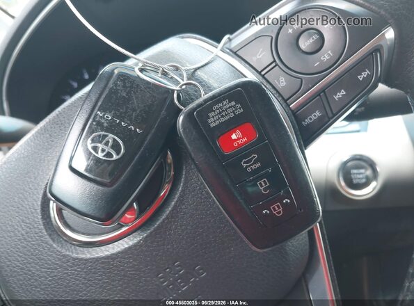 4T1BZ1FB1KU018916 2019 TOYOTA AVALON Silver Dashboard view