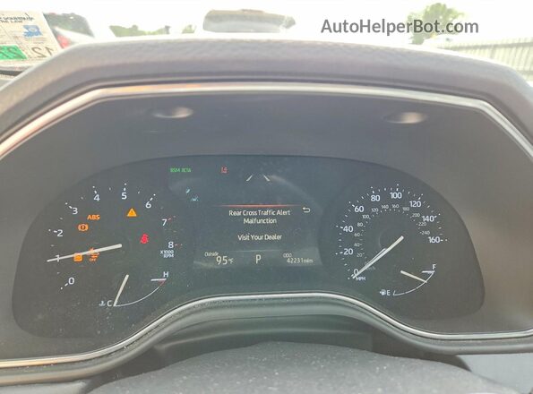 4T1BZ1FB6KU004705 2019 TOYOTA AVALON Red Widok zestawu wskaźników