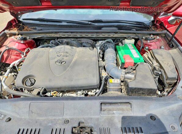 4T1BZ1FB6KU004705 2019 TOYOTA AVALON Red Widok wnętrza z tyłu