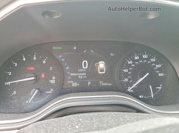 4T1BZ1FB7KU028706 2019 TOYOTA AVALON Синий Вид щитка приборов